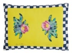 COTTON CUSHION 30x40cm Tiles Yellow