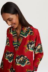 Radha Kaftan Tamale Peony Red