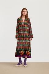 Radha Kaftan Tamale Design Brown