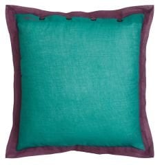 Organza Cushion Cover 45x45cm Bicolor Jade Dust Violet