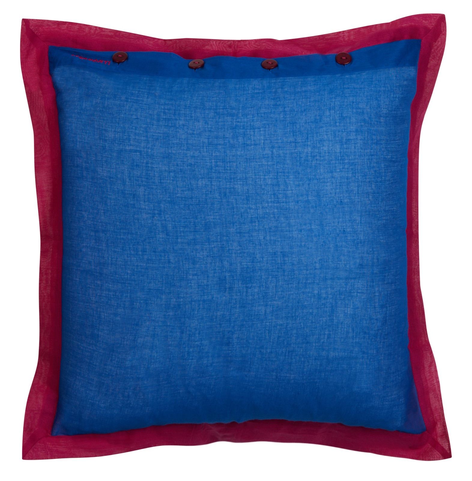 Organza Cushion Cover 45x45cm Bicolor China Blue Purple