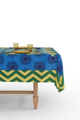 Cotton Cloth 180x350cm Planet Blue Celadon