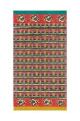 Silk Scarf 100x200cm Tamale Design Brown