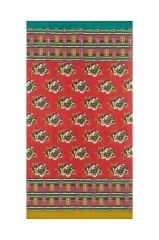 Silk Scarf 100x200cm Tamale Peony Red