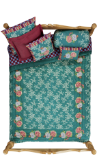 Reversible Quilt 250x270cm Kandem Queen Green