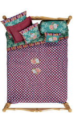 Reversible Quilt 250x270cm Kandem Queen Green