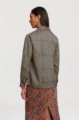 Bella Shirt Tibet Check Natural