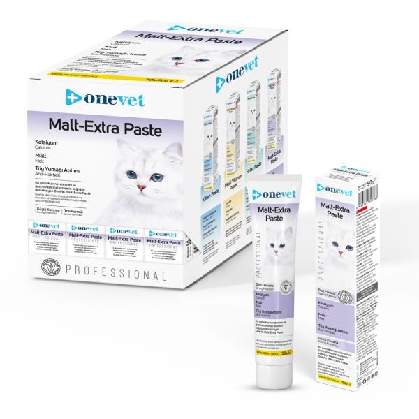 OneVet Kedi Malt Extra Paste Macun 50 gr. 20 Adet (Kutu)