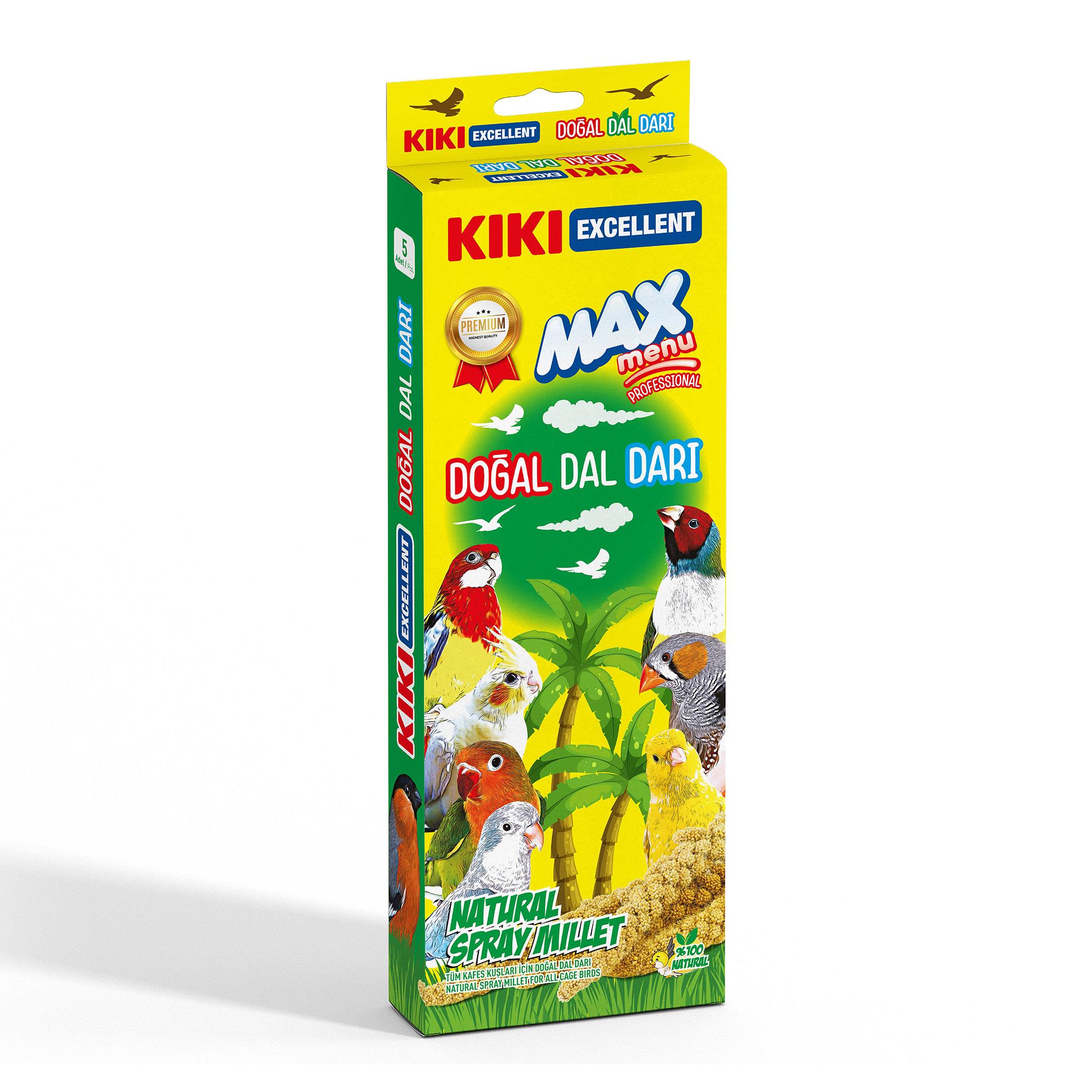 KIKI Excellent Kuş Doğal Dal Darı KB3012 18'li Koli