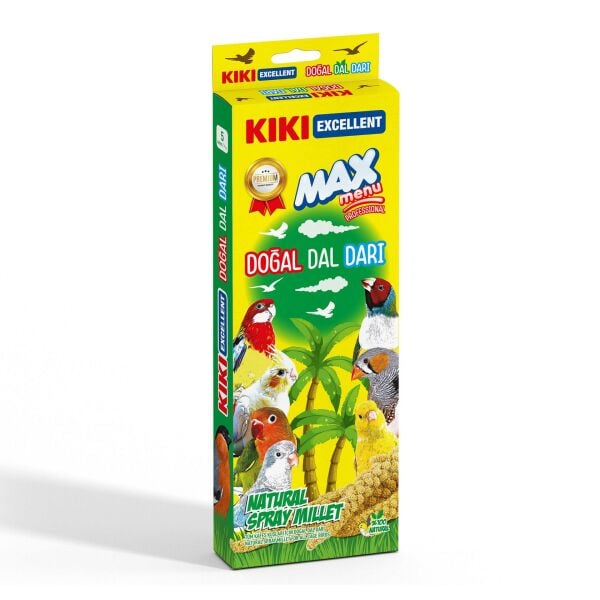 KIKI Excellent Kuş Doğal Dal Darı KB3012 18'li Koli