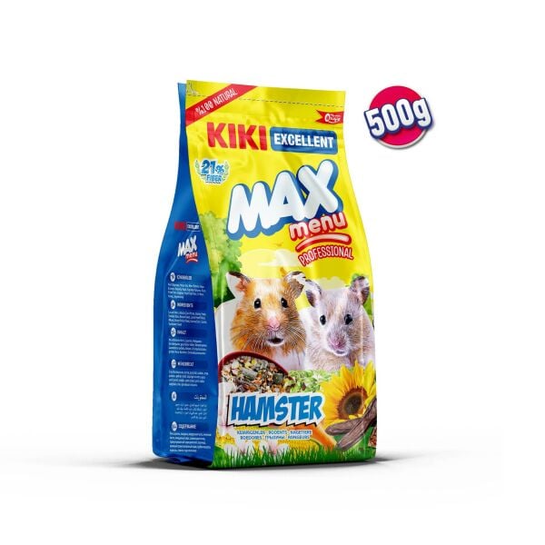 KIKI Excellent Kemirgen Max Menu Hamster Yemi 500 gr. 12 Adet (Kutu)