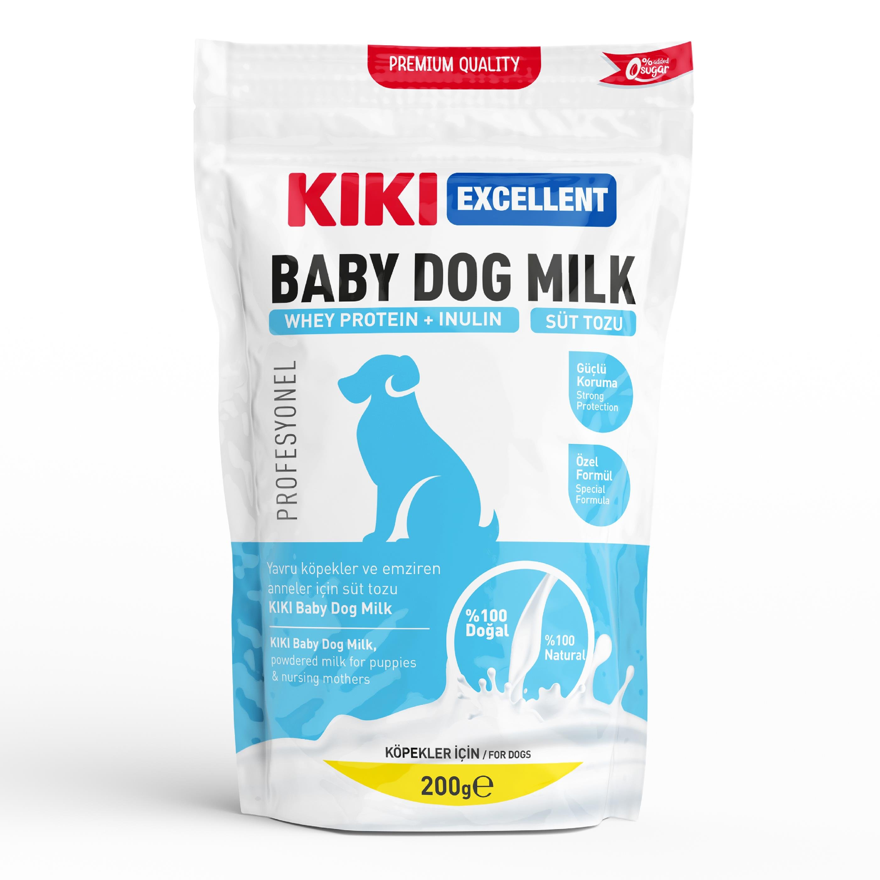 KIKI Excellent Köpek Süt Tozu (Whey Protein + İnülin) 200 gr.