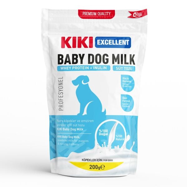 KIKI Excellent Köpek Süt Tozu (Whey Protein + İnülin) 200 gr.