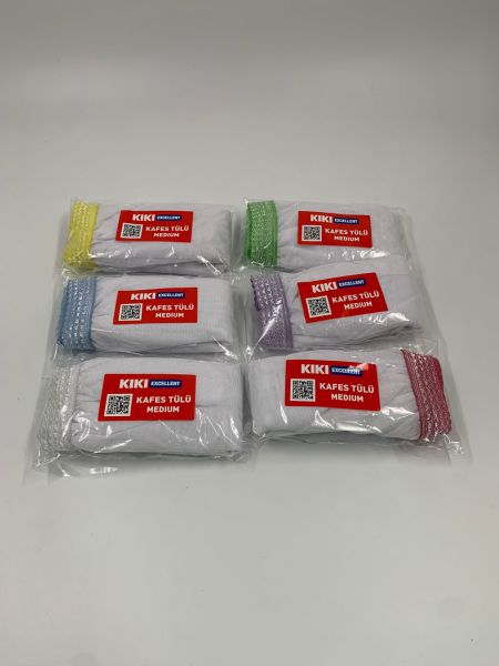 KAFES TÜLÜ -M- MEDIUM BOY 25'Lİ PATEK 5 RENK(Kopya)