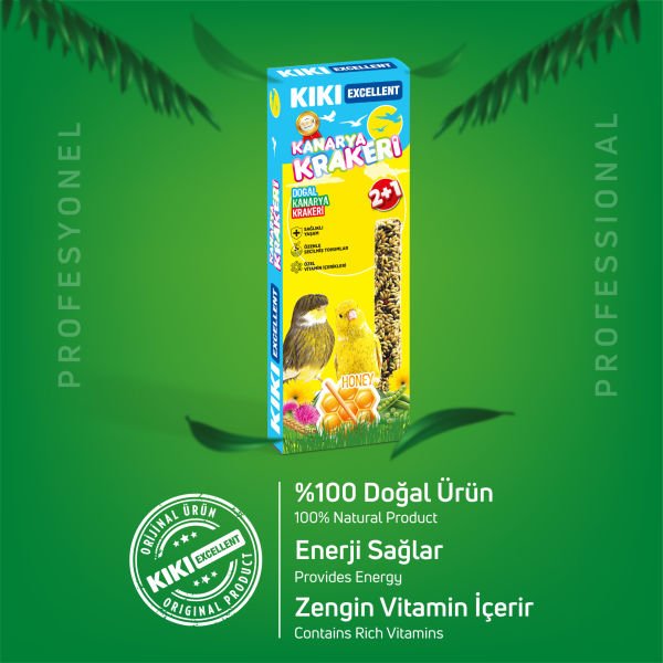 Kanarya Krakeri 3'lü - Doğal Kraker (10 KUTU)