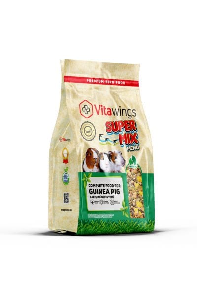 VitaWings Super Mix Menu Ginepig Yemi 800 Gr. 8 Adet (Kutu)