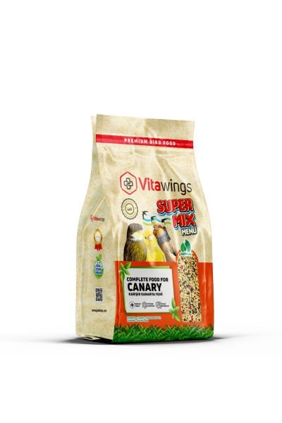 VitaWings Super Mix Menu  Kanarya Yemi 400 Gr. 12 Adet (Kutu)