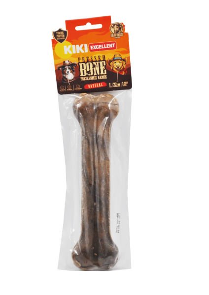 NATURAL PRESSED BONE (PRESLENMİŞ KEMİK) SIĞIR DERİSİNDEN L - 22CM - 1 ADET