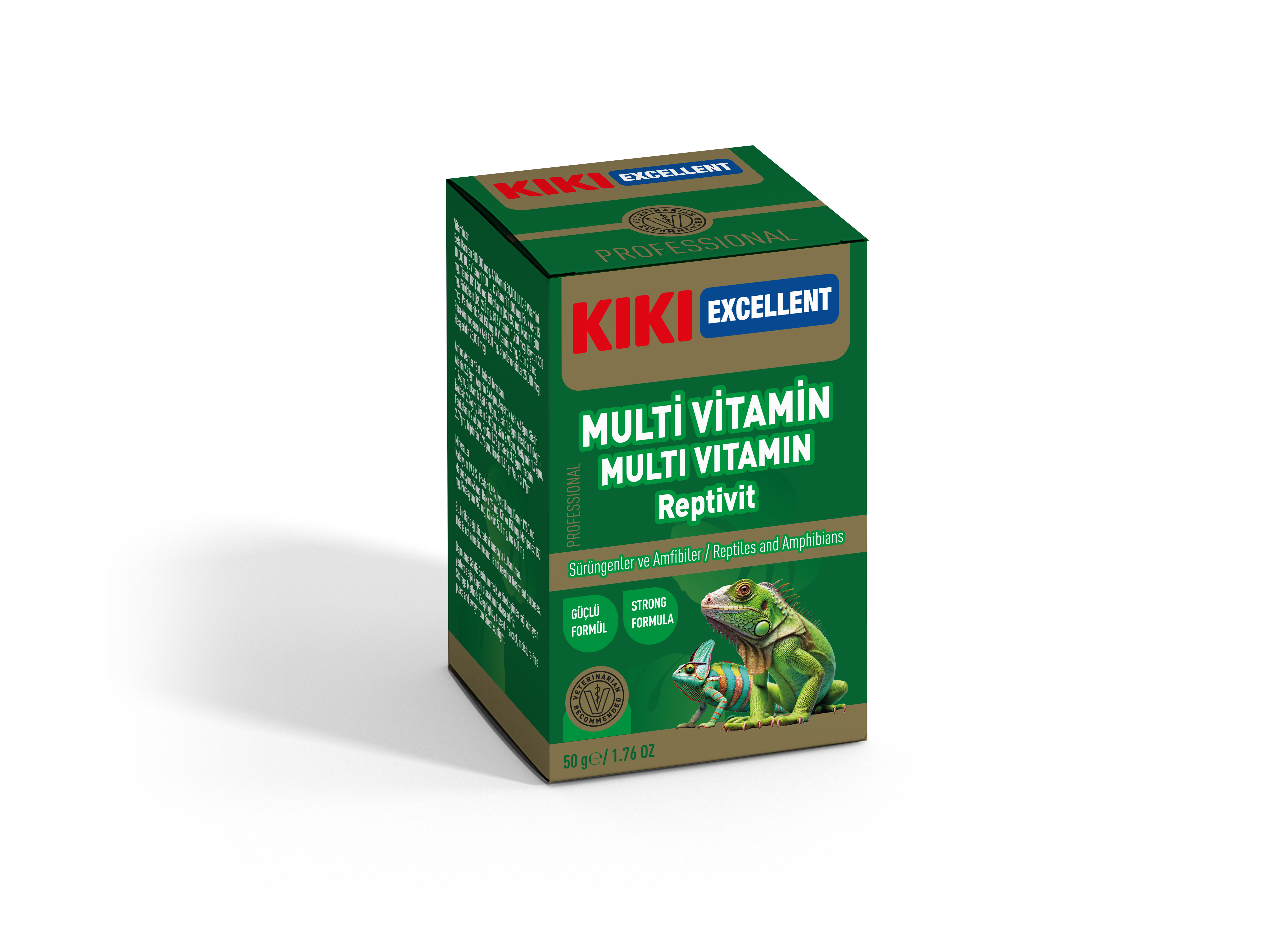 KİKİ EXCELLENT SÜRÜNGEN & AMFİBİLER İÇİN MULTİ VİTAMİN TOZU 50GR. KSTV100