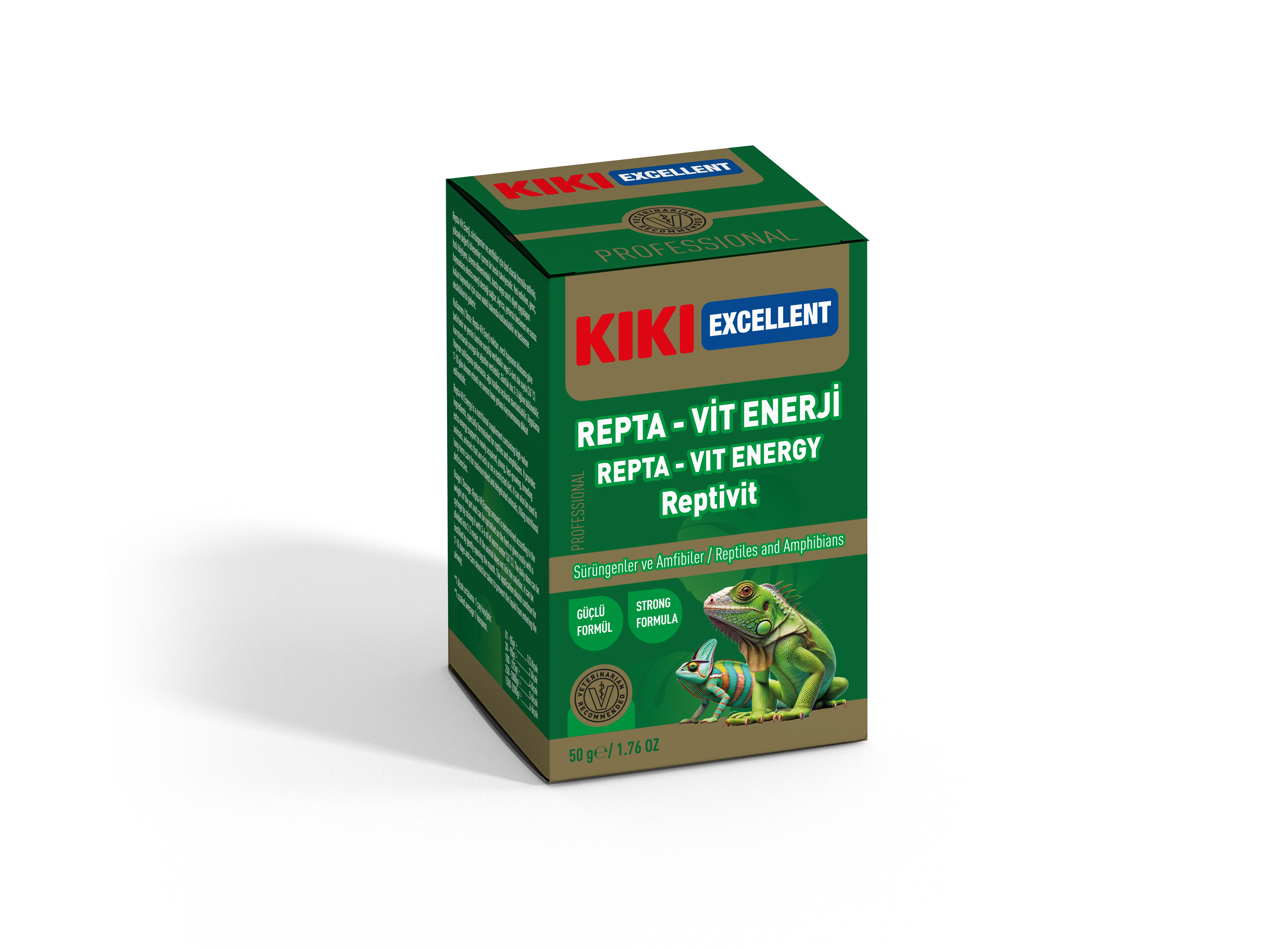 KİKİ EXCELLENT SÜRÜNGEN & AMFİBİLER İÇİN REPTA-VİT ENERJİ TOZU 50GR. KSTV108