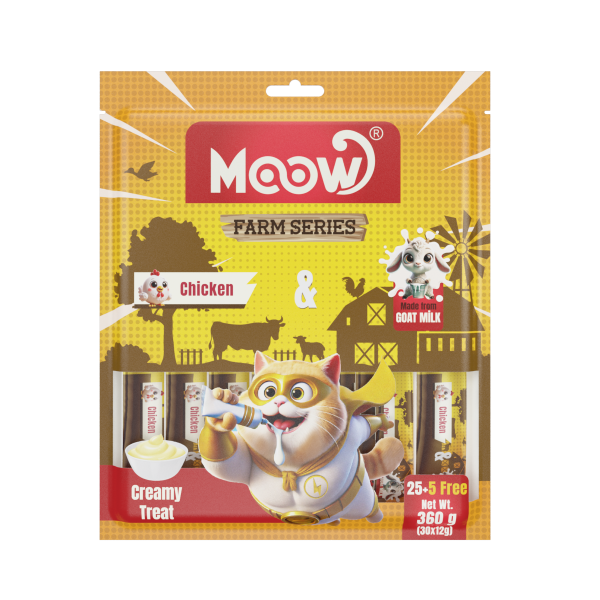 Tavuklu Keçi Sütlü 12gr x 30'lu Kedi Krema Ödülü