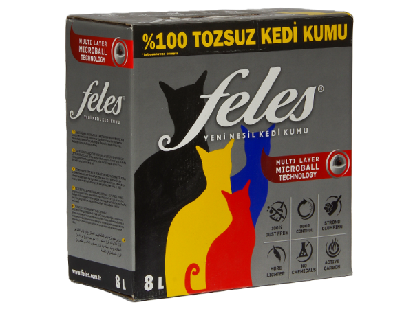 DOĞAL KEDİ KUMU 8 Lt, Aktif Karbon, %100 Tozsuz