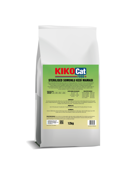 KISIRLAŞTIRILMIŞ KEDİ MAMASI 12KG - SOMONLU