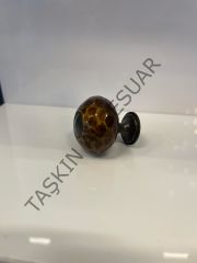 Kristal Metal Düğme Misket Küre Kulp Antik Sarı Renk Dolap Kapak Modern Çekmece Tv Ünite Mobilya Tek Delik Komidin