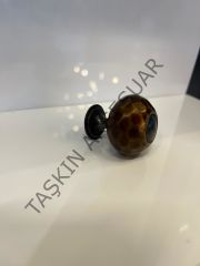 Kristal Metal Düğme Misket Küre Kulp Antik Sarı Renk Dolap Kapak Modern Çekmece Tv Ünite Mobilya Tek Delik Komidin