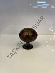 Kristal Metal Düğme Misket Küre Kulp Antik Sarı Renk Dolap Kapak Modern Çekmece Tv Ünite Mobilya Tek Delik Komidin