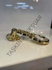 Orkide Sarkaç Metal Düğme Kulp Altın Dolap Kapak Modern Çekmece Mobilya Tek Delik Gold Komidin Tv Ünite