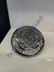 Poli Metal Kulp 32mm Krom Dolap Kapak Modern Çekmece Tv Ünite Mobilya Kulbu Komidin Şifonyer Gümüş