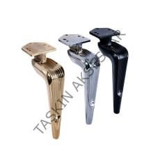 Legend Metal Ayak 16-21-25cm Mat Siyah Modern Mobilya Ayağı Koltuk Dolap Tv Ünite Komidin Şifonyer