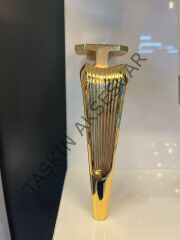 Legend X Metal Ayak 16-21 cm Altın Renk Modern Gold Mobilya Ayağı Koltuk Dolap Tv Ünite Komidin Şifonyer