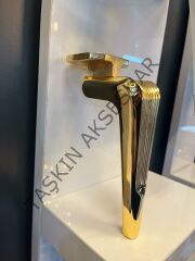 Legend X Metal Ayak 16-21 cm Altın Renk Modern Gold Mobilya Ayağı Koltuk Dolap Tv Ünite Komidin Şifonyer