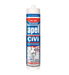 Apel Silikon Sıvı Çivi Montaj Kit Çok Güçlü Yapıştırıcı 390 Gr MK300
