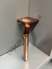 Zarif Metal Ayak 14-17-20-25cm Rose Modern Mobilya Ayağı Koltuk Dolap Komidin Şifonyer Tv Ünite Kitaplık Puf