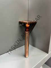 Zarif Metal Ayak 14-17-20-25cm Rose Modern Mobilya Ayağı Koltuk Dolap Komidin Şifonyer Tv Ünite Kitaplık Puf