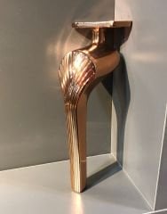 Flamingo Metal Ayak 21cm Rose Modern Mobilya Ayağı