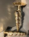 Petek Metal Ayak 16-21cm Altın Modern Gold Mobilya Ayağı Dolap Koltuk Tv Ünite Komidin Şifonyer
