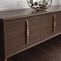 ﻿Emaks Oscar Metal Kulp Gold Krom 96-192-320mm Modern Altın Gümüş Mobilya Kulbu