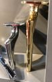 Palma Metal Ayak 14-17-20-25cm Altın Modern Gold Mobilya Ayağı