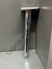 ﻿BoneX Metal Ayak 15-20-25cm Krom Modern Gümüş Mobilya Ayağı Koltuk Dolap Kitaplık Konsol Komidin