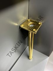 ﻿BoneX Metal Ayak 15-20-25cm Altın Modern Gold Mobilya Ayağı Koltuk Komidin Dolap Konsol Kitaplık