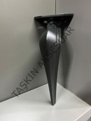 Viena Metal Ayak 16-20cm Siyah Modern Mobilya Ayağı Koltuk Komidin Puf Dolap Tv Ünite