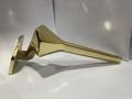 Elmas Metal Ayak 16-20cm Altın Modern Gold Mobilya Ayağı Dolap Koltuk Tv Ünite Komidin Şifonyer