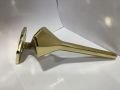 Elmas Metal Ayak 16-20cm Altın Modern Gold Mobilya Ayağı Dolap Koltuk Tv Ünite Komidin Şifonyer