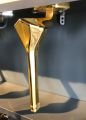 Elmas Metal Ayak 16-20cm Altın Modern Gold Mobilya Ayağı Dolap Koltuk Tv Ünite Komidin Şifonyer
