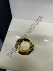 Kms Alyans Metal Düğme Kulp Altın Dolap Kapak Modern Çekmece Tv Ünite Mobilya Komidin Tek Delik Gold