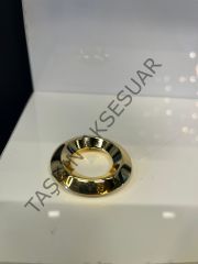 Kms Alyans Metal Düğme Kulp Altın Dolap Kapak Modern Çekmece Tv Ünite Mobilya Komidin Tek Delik Gold